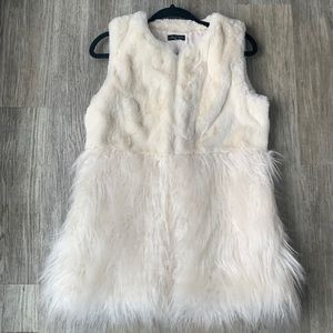 Stella + Lorenzo faux fur vest